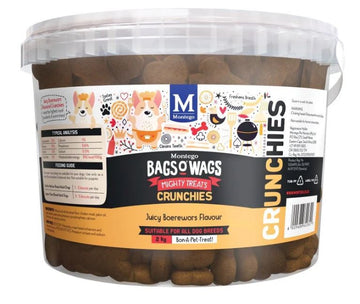 DOG TREATS 2KG BAGS O WAGS