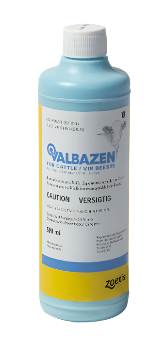 DOS VALBAZEN CATTLE 500ML ZOETIS