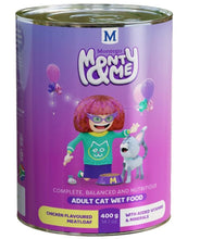 CAT FOOD WET CHICKEN MEATLOAF 400G MONTY & ME