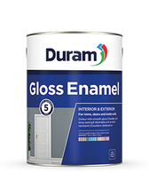 DURAM ENAMEL GLOSS 5L WHITE (C.P)