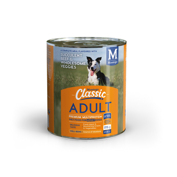 DOG FOOD ADULT WET BEEF 775G MONTEGO