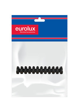 CONNECT STRIP 5AMP 12WAY BLK EUROLUX