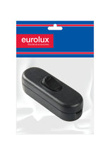 SWITCH ROCKER INLINE BLK EUROLUX