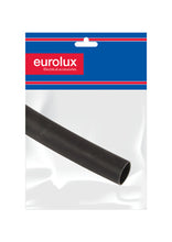 HEAT SHRINK 6.4MM 1M BLK EUROLUX