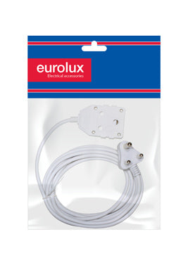 EXTENSION CORD 5M 1MM DBL EUROLUX