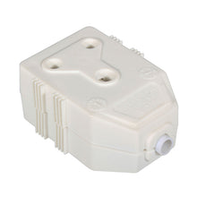 JANUS COUPLER 16A DBL PVC WHT EUROLUX