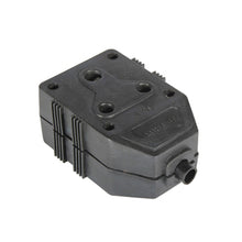 JANUS COUPLER 16A DBL PVC BLK EUROLUX