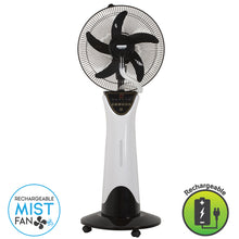 FAN MIST WITH LED EMERGENGY LIGHT RECHARGEABLE