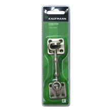 KAUFMANN CABIN HOOK 100MM SATIN NICKEL -ZAMAC