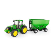 TOY TRACTOR 1/16 AND WAGON 7430 JOHN DEERE