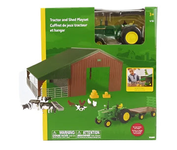 TOY TRACTOR BUILDING SET JOHN DEERE