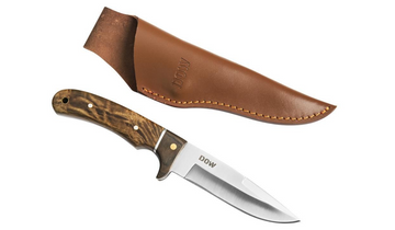 SELOUS HUNTER KNIFE WITH LEATHER SHEATH D.O.W