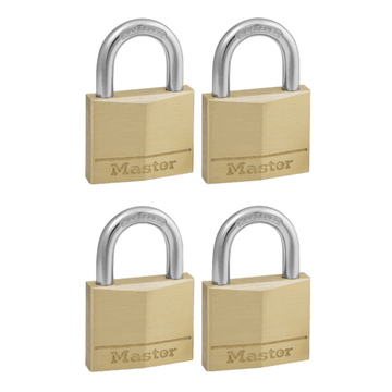 LOCK PAD BRASS 30MM 4PCK KA MASTER