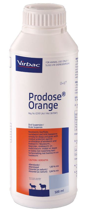 DOS PRODOSE ORANGE 500ML VIRBAC