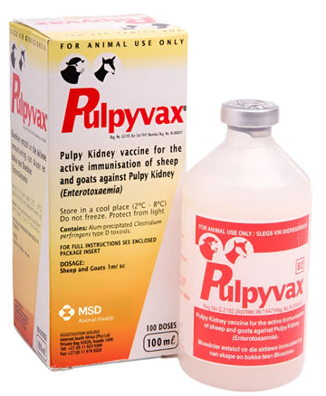 VACCINE PULPYVAX 100ML MSD