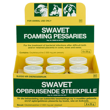 ABX EFFERVESCE PESSARIES 25G SWAVET