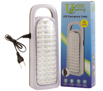 EMERG LIGHT RECHARGE 50 LED UNITED