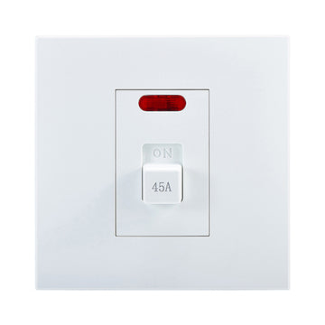 SWITCH ISOLATOR 45A WHT HORIZON