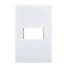 SWITCH LIGHT 1 L GRID WHT HORIZON