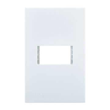 SWITCH LIGHT 1 L GRID WHT HORIZON