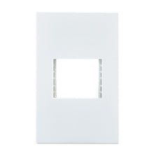 SWITCH LIGHT 2 L GRID WHT HORIZON