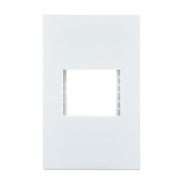 SWITCH LIGHT 2 L GRID WHT HORIZON