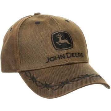 CAP OILSKIN WITH TM BROWN JOHN DEERE