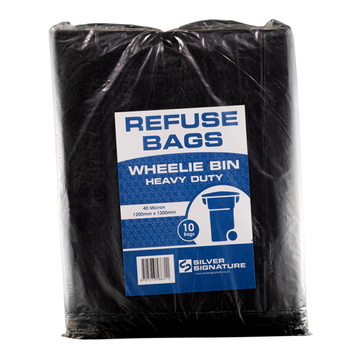 SILVER SIGNATURE REFUSE BAG 40 MICRON 1200X1300MM