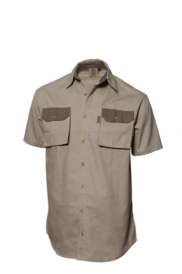 SHIRT SS RIPSTOP STN/MUD 2XL S&H PROMARK