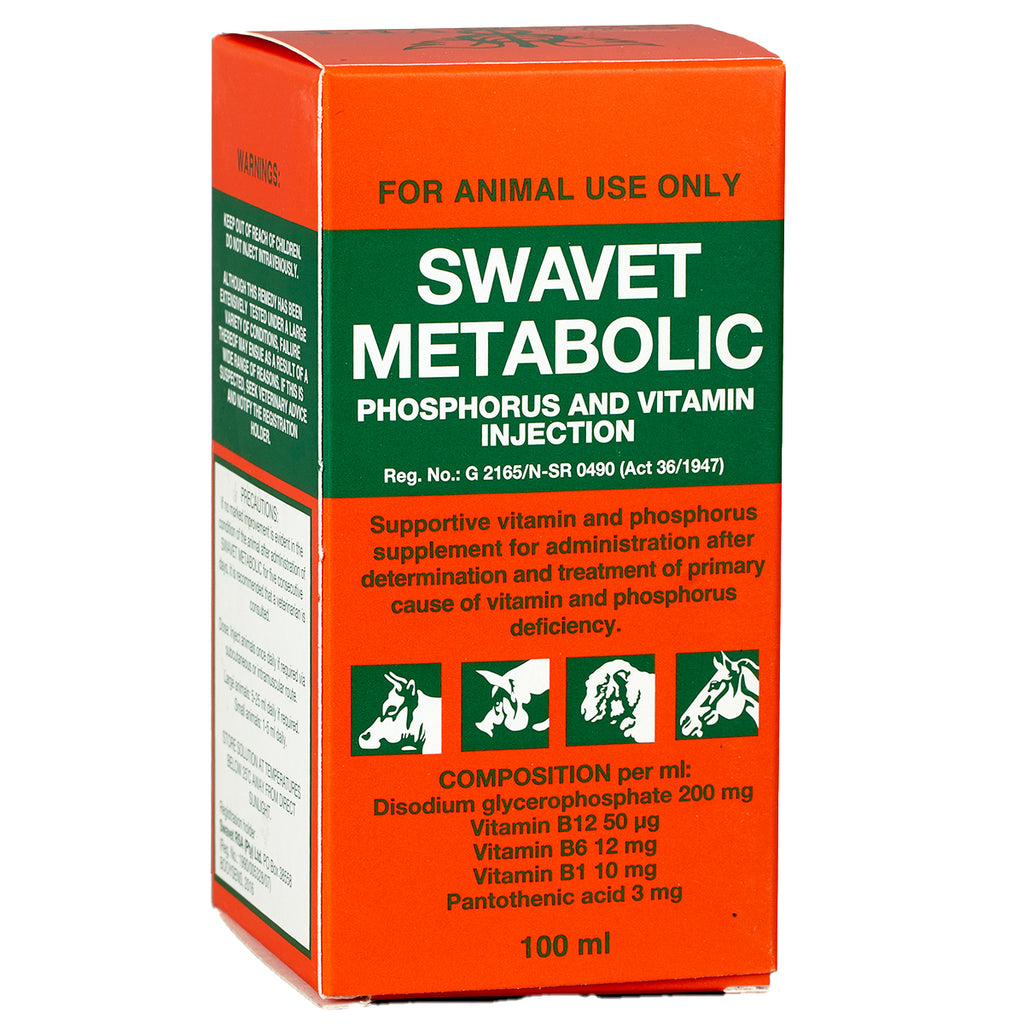 VIT METABOLIC 100ML SWAVET – Hinterland