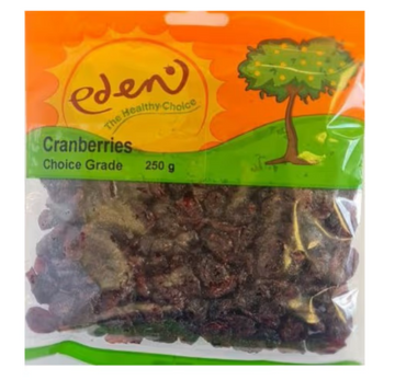 CRANBERRIES 250G EDEN