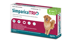 SIMPARICA TRIO 3 TABS ZOETIS