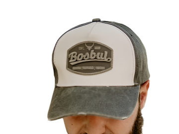 CAP OLIVE/WHITE  WASHED BOSBUL