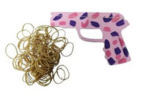 TOY REKKIE ROER CAMO WOODEN PISTOL PINK