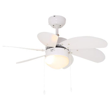 CEILING FAN TURBO SWIRL 6 BLADES WHITE