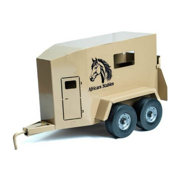 TOY STEEL HORSE BOX AFRICARS