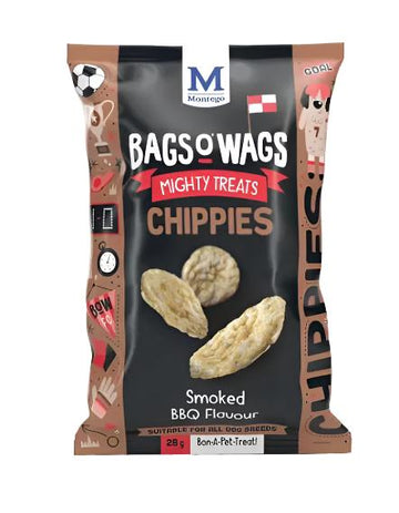 DOG TREATS CHIPPIES BAGS O WAGS 28G