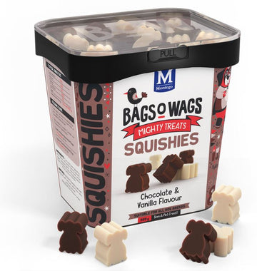 DOG TREATS SQUISHIES 500G BAGS O WAGS