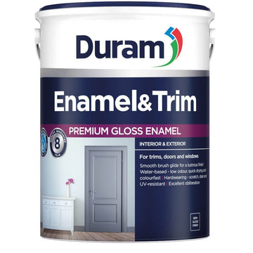 DURAM ENAMEL & TRIM WHITE 5L