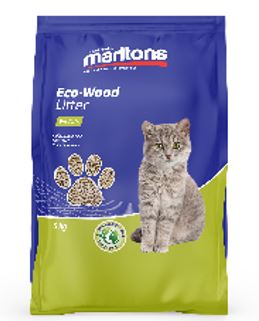 CAT LITTER ECO WOOD 5KG MARLTONS