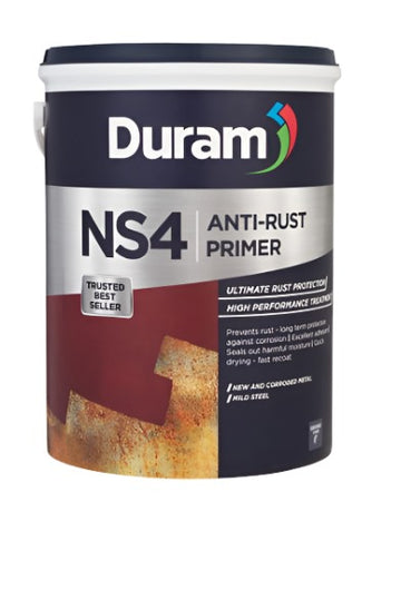 DURAM NS4 METAL PRIMER 5L GREY