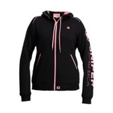 LADIES SNIPER HOODY REACTOR FLEECE BLACK/PINK