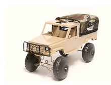 TOY STEEL LANDCRUISER & CANOPY AFRICARS