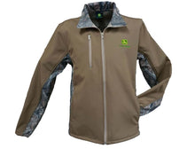 MEN SOFT SHELL CAMO KHAKI JACKET JOHN DEERE