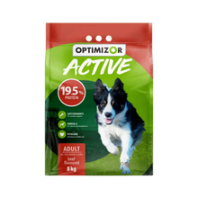 DOG FOOD ADULT ACTIVE 8KG OPTIMIZOR