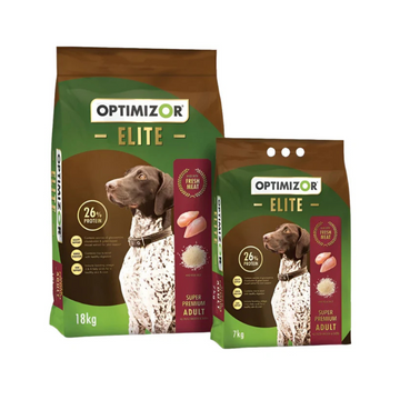 DOG FOOD ELITE ADULT 26% 18KG OPTIMIZOR