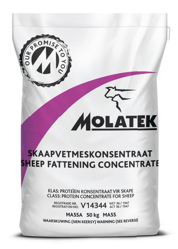 SHEEP FIN RATION/CALF CONC 50KG MOLATEK